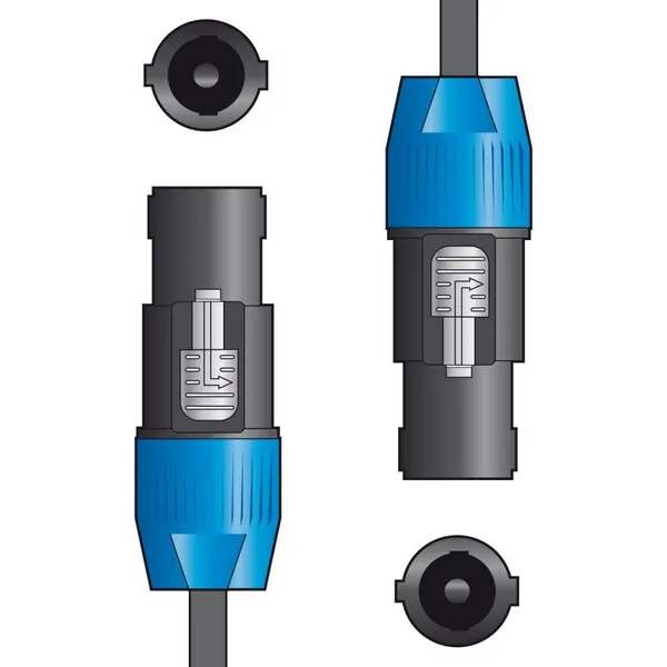 Image of QTX 6m QTX Speakon to Speakon Cable Passive Speaker Lead. 2 Core AVS-072004