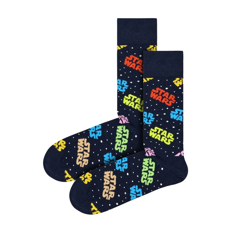 Image of Happy Socks Happy Socks Men 1 Pack & Novelty Star Wars Socks Size: 4-7 Multi 4-7 Male 7333102613759