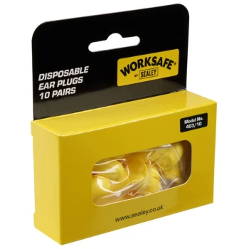 Image of Worksafe 403/10 Ear Plugs Disposable - 10 Pairs