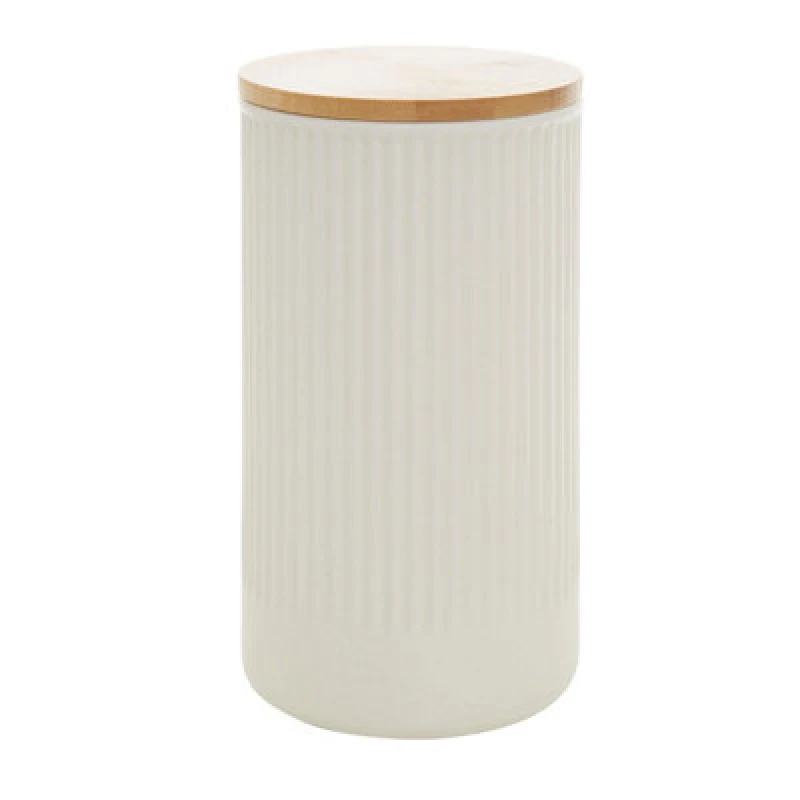 Image of Premier Housewares Maison by Premier Geome 1250ml Storage Canister Cream