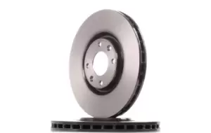 Image of PAIR PAINTED BREMBO BRAKE DISCS 09.A185.11