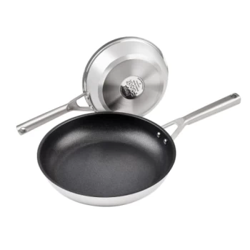 Image of Ninja Foodi Zerostick Stainless Steel 20cm & 28cm Frying Pans C62000UK