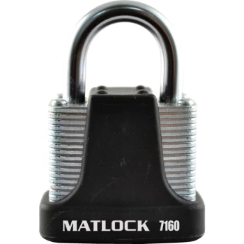 Image of Strong Black Steel Keyed Alike Padlock - 40MM