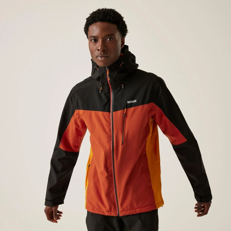 Image of Regatta 'Birchdale' Waterproof Jacket Burnt Orange