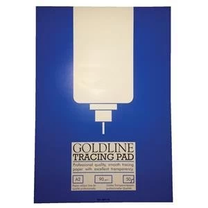 Image of Original Goldline Professional Tracing Pad 90gsm 50 Sheets A2