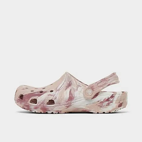 Image of Womens Crocs Classic Marble Clog Shoes