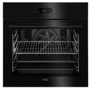 Image of AEG BPK748380B 59.5cm Built In Electric Single Oven - Black