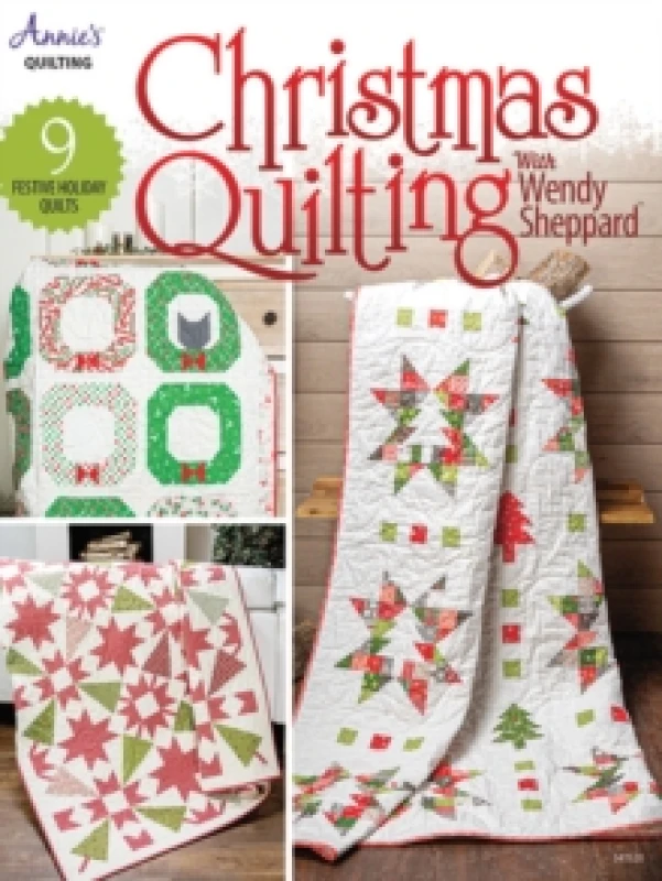 Image of Christmas Quilting with Wendy Sheppard : 9 Festive Holiday Quilts Paperback / softback