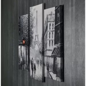 Image of UC034 Multicolor Decorative Canvas Painting (3 Pieces)