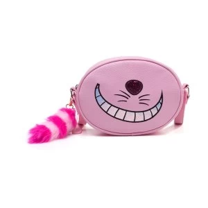 Image of Disney - Cheshire Cat Womens Shaped Shoulder Bag - Pink
