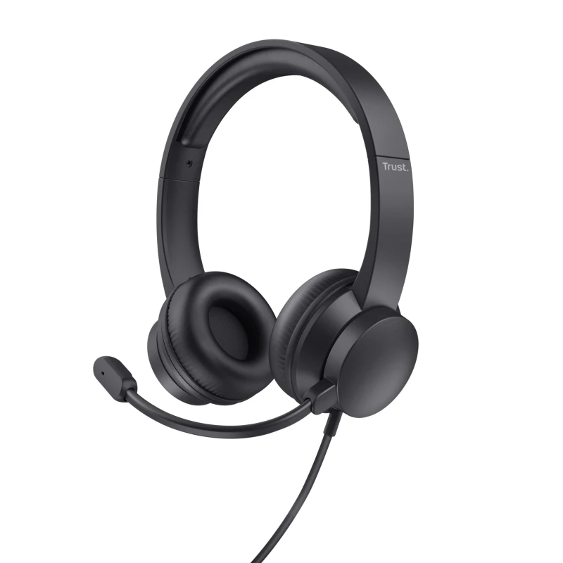 Image of Trust Trust HS-150 ANALOGUE PC HeadSET PC On-ear headset Corded (1075100) 25333