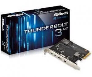 Image of Asrock Thunderbolt 3 AIC, PCI Express, 2 x Thunderbolt 3, 1 x DisplayPort, 1 x Mini DP, TBT Header