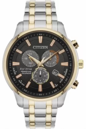 Image of Mens Citizen Perpetual Calendar Alarm Chronograph Watch BL5428-53E