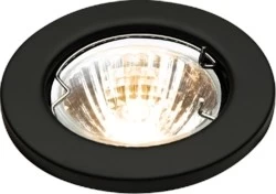 Image of KnightsBridge IP20 12V 50W max. L/V Downlights with Bridge - Matte Black