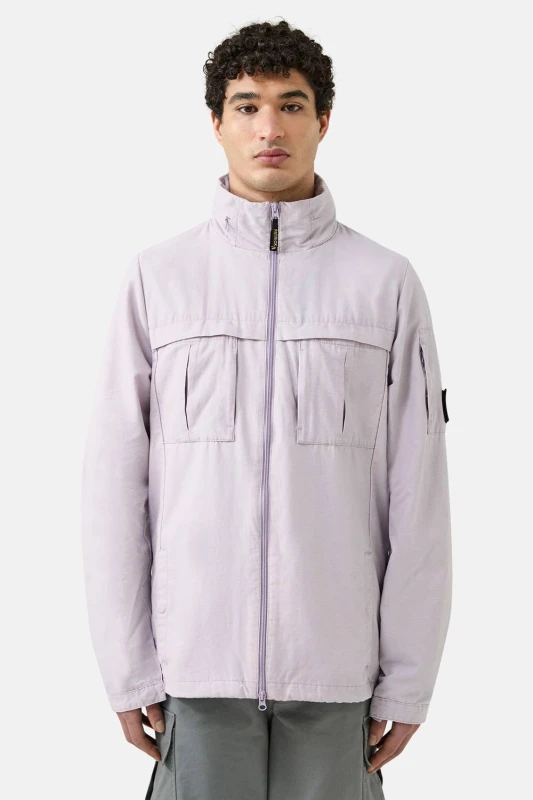 Image of Patrick Mens Harley Full Zip Jacket in Lilac Size: Medium Lilac Male M