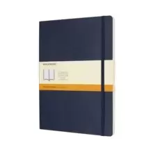 Image of Moleskine Sapphire Blue Extra Large Ruled Notebook Soft