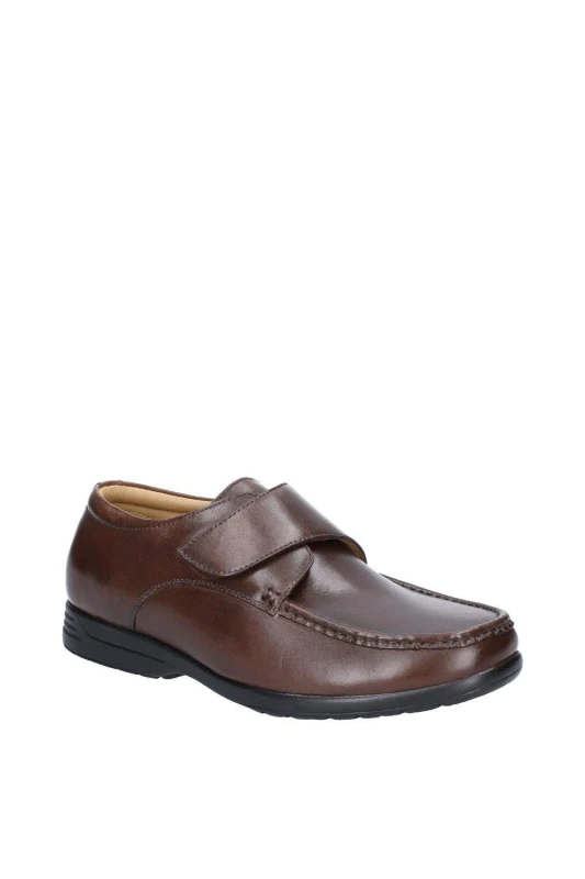 Image of Fleet & Foster 'Fred' Classic Touch Fastening Shoes Brown