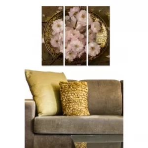 Image of MDF1250724 Multicolor Decorative MDF Painting (3 Pieces)