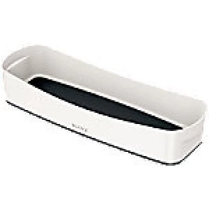 Image of Leitz Organiser Tray WOW 52581095 White, Black Plastic 30.7 x 10.5 x 5.5cm 1