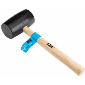 Image of Ox Trade Black Rubber Mallet - 24 oz