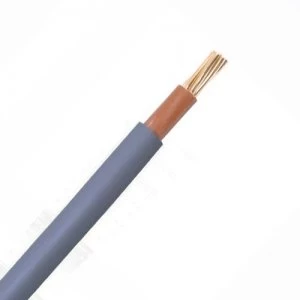 Image of Zexum Grey 16mm 74A Brown Meter Tails 6181Y Round PVC/PVC Harmonised Cable - 10 Meter