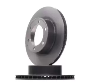 Image of PAIR PAINTED BREMBO BRAKE DISCS 09.7226.11