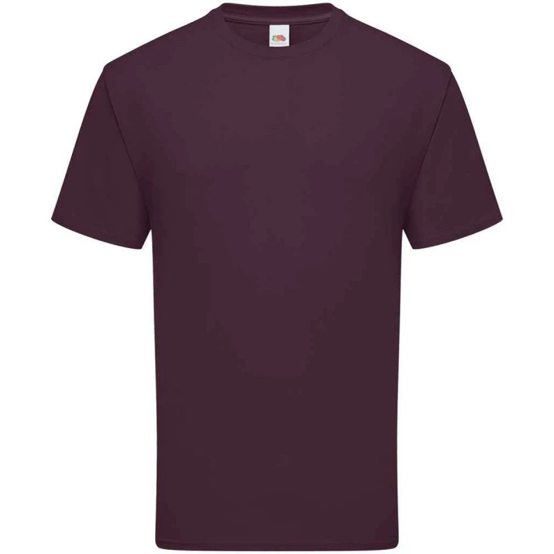 Image of Fruit Of The Loom Fruit of the Loom Men Ringspun Premium T-Shirt in Purple Size: Small Purple S Male 5063693950835