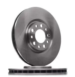 Image of RIDEX Brake disc 82B0410 Brake rotor,Brake discs FIAT,ALFA ROMEO,JEEP,500X (334_),159 Sportwagon (939),GIULIETTA (940),159 (939),Brera (939_)