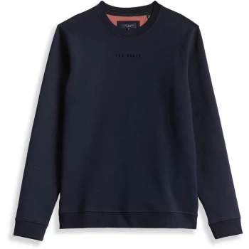 Image of Ted Baker Spread Branded Sweatshirt - NAVY