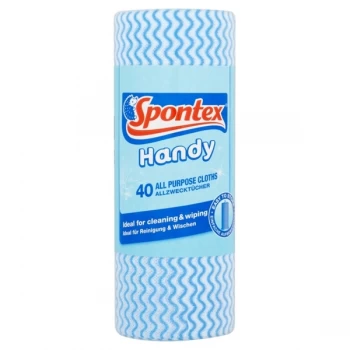 Image of Spontex Handy All Purpose Cloths - Pack of 40