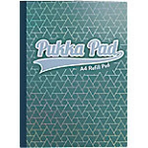 Image of Pukka Pad Refill Pad Glee Ruled Perforated A4 Green 400 Sheets