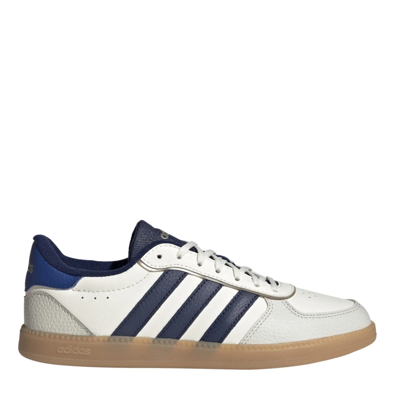 Image of adidas Womens Breaknet Casual Low-Top Trainers White/Blue female 5.5 (38.7)