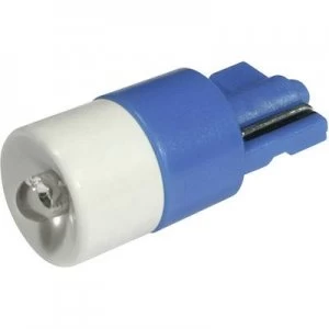 Image of LED bulb W2.1x9.5d Blue 24 Vdc 24 V AC 650 mcd CML