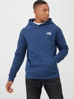 Image of The North Face Raglan Redbox Pullover Hoodie - Blue