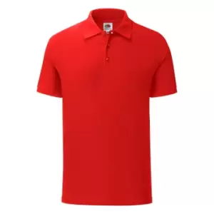 Image of Fruit Of The Loom Mens Iconic Polo Shirt (XL) (Red)