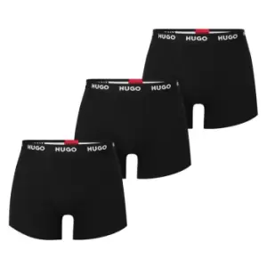 Image of Hugo Boxerbr Triplet Pack 10241846 - Black