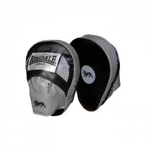 Image of Lonsdale Curved Hook and Jab Pads - Black/Grey