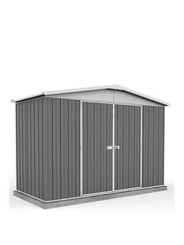 Image of Mercia Absco Regent Apex 10 X 6 Metal Shed - Grey