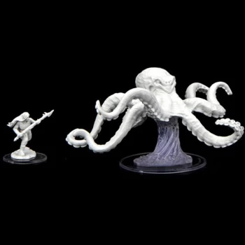 Image of Critical Role Unpainted Miniatures (W2) - Ashari Waverider & Octopus
