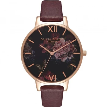 Image of Winter Garden Black & Burgundy Watch