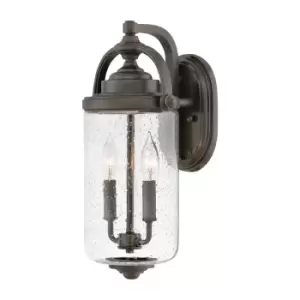 Image of Hinkley Willoughby Outdoor Wall Lantern Oil Rubbed Bronze, IP44