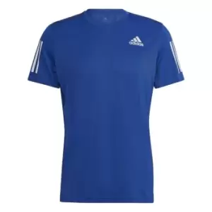 Image of adidas Own The Run T Shirt Mens - Blue