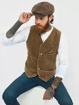 Image of Joe Browns Keep It Cool Waistcoat - Tobacco, Tobacco, Size 38, Men