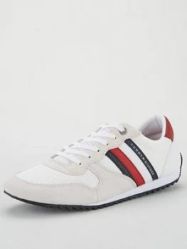 Image of Tommy Hilfiger Essential Mesh Runners - White, Size 6, Men