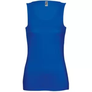 Image of SOLS Womens/Ladies Jane Sleeveless Tank / Vest Top (S) (Royal Blue)