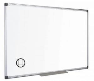 Image of Bi-Office Maya Gridded Dry Wipe Flip Whiteboard 90x60cm