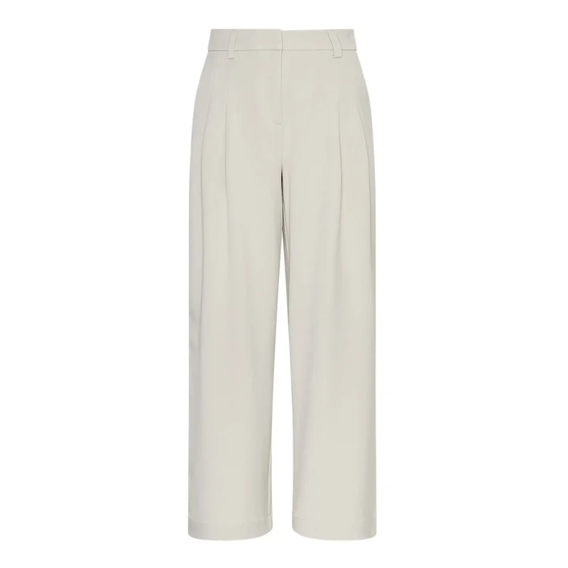 Image of moss copenhagen Womens Trousers Moss Copenhagen Henrika Beige Female XL