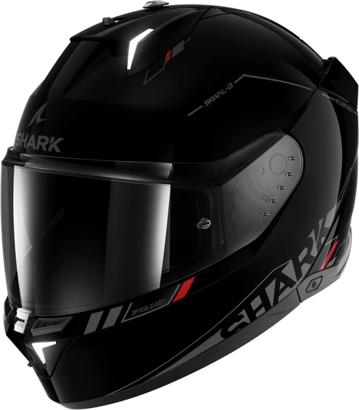 Image of Shark Skwal i3 Blank SP Helmet, black-grey-red, Size 2XL for Men