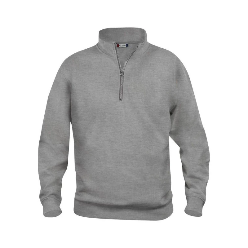 Image of Clique Womens Basic Half Zip Sweatshirt in Grey Size: XS Grey Female XS