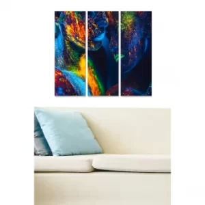 Image of MDF390637012 Multicolor Decorative MDF Painting (3 Pieces)